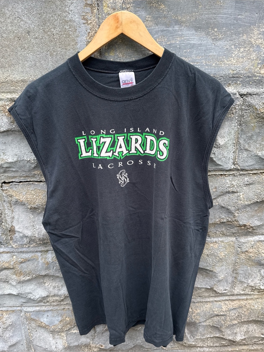 Vintage Long Island Lizards T Shirt Major League Lacrosse 90s - Picture 1 of 4